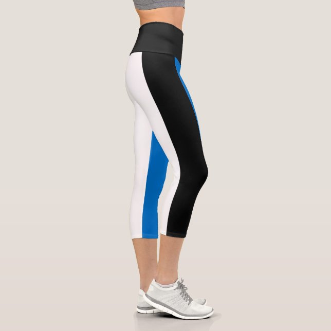 Leggings Capri Bandera de Estonia (Derecha)
