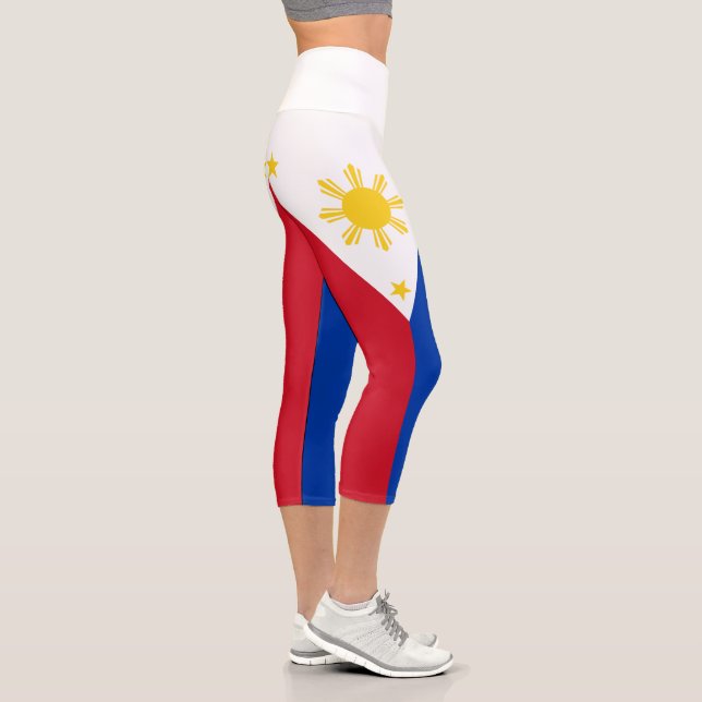 Leggings Capri Bandera de Filipinas (Derecha)
