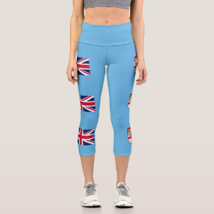 Leggings Capri Bandera de Fiyi