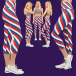 Leggings Capri Bandera de Francia patriótica<br><div class="desc">Bandera Patriótica Francesa Capri Leggings.</div>