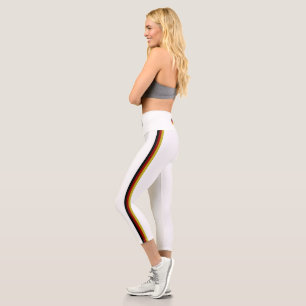Leggings Capri Bandera de franjas de Alemania