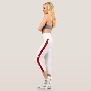 Leggings Capri Bandera de franjas suizas