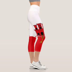 Leggings Capri Bandera de Gibraltar