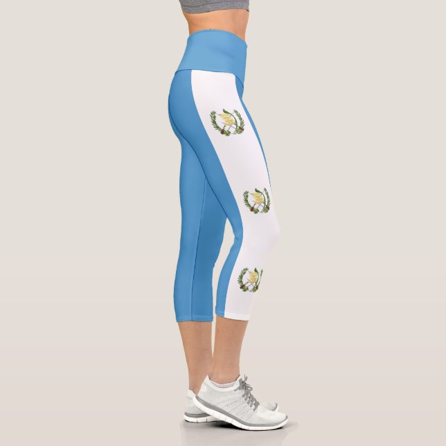 Leggings Capri Bandera de Guatemala (Derecha)
