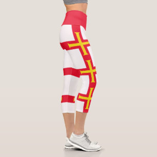 Leggings Capri Bandera de Guernsey