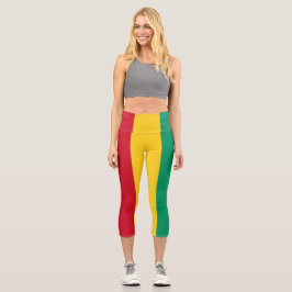 Leggings Capri Bandera de Guinea