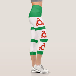 Leggings Capri Bandera de Ingusetia