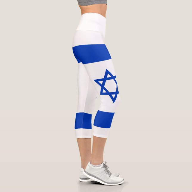 Leggings Capri Bandera de Israel (Derecha)