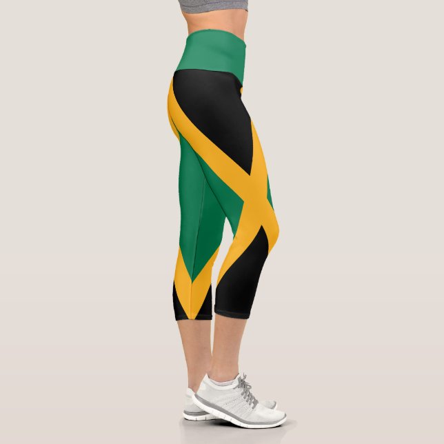 Leggings Capri Bandera de Jamaica (Derecha)