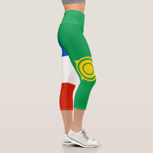 Leggings Capri Bandera de Khakassia