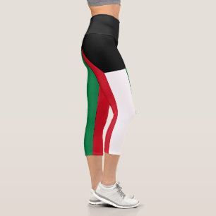 Leggings Capri Bandera de Kuwait