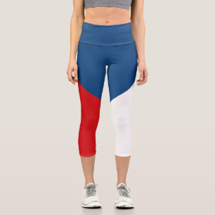 Leggings Capri Bandera de la República Checa