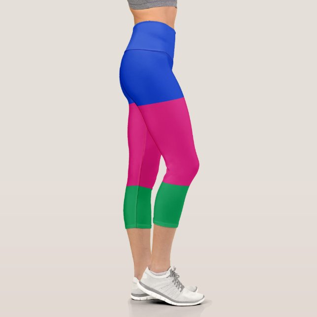 Leggings Capri Bandera de la República Popular de Kuban (Derecha)