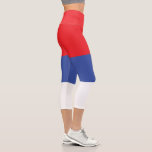 Leggings Capri Bandera de la República Srpska<br><div class="desc">Bandera patriótica de la República Srpska.</div>