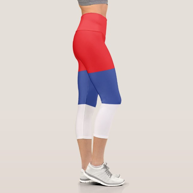 Leggings Capri Bandera de la República Srpska (Derecha)