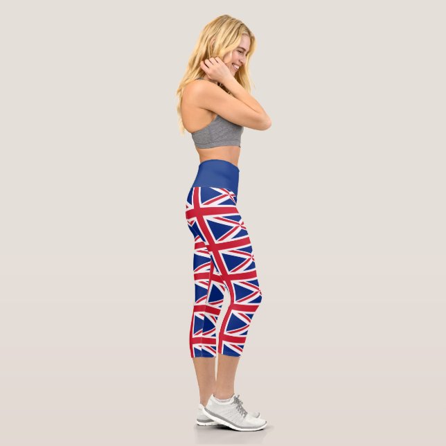 Leggings Capri Bandera de la Unión (Derecha)