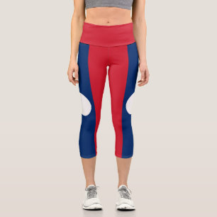 Leggings Capri Bandera de Laos