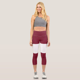 Leggings Capri Bandera de Letonia