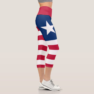 Leggings Capri Bandera de Liberia