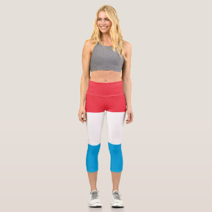 Leggings Capri Bandera de Luxemburgo