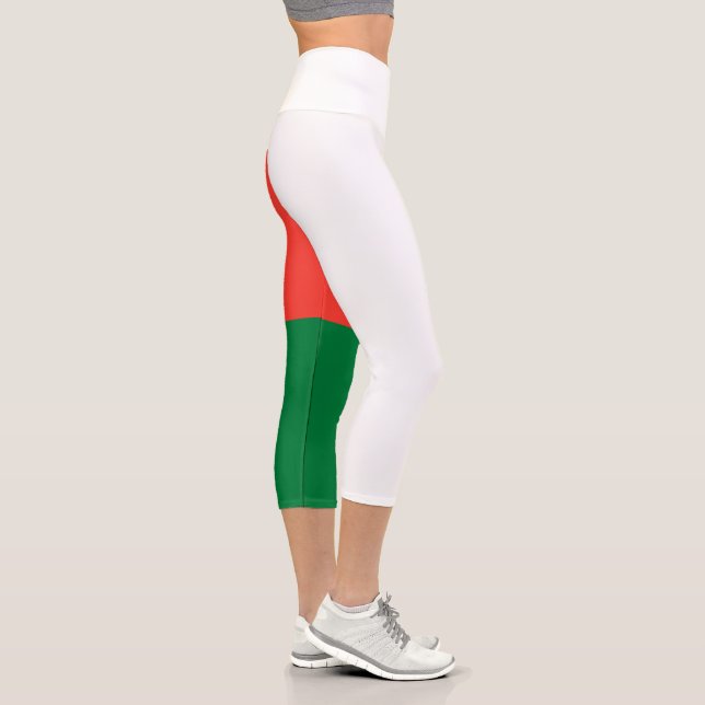 Leggings Capri Bandera de Madagascar (Derecha)