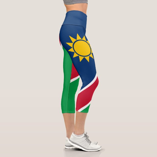 Leggings Capri Bandera de Namibia (Derecha)