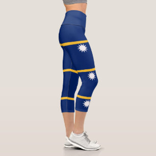 Leggings Capri Bandera de Nauru