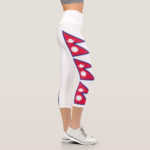 Leggings Capri Bandera de Nepal