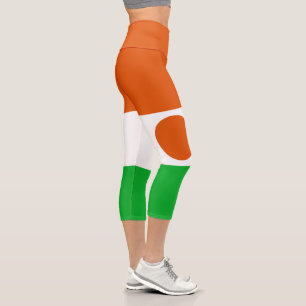Leggings Capri Bandera de Níger