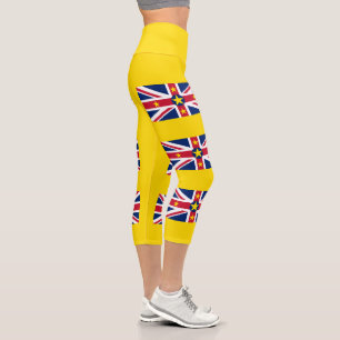 Leggings Capri Bandera de Niue