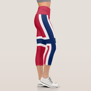 Leggings Capri Bandera de Noruega