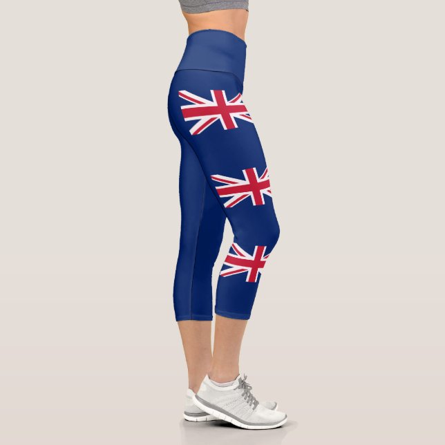 Leggings Capri Bandera de Nueva Zelanda (Derecha)
