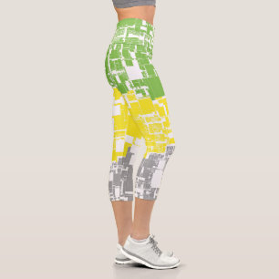 Leggings Capri Bandera de orgullo Lithromántico abstracta funky g