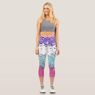 Leggings Capri Bandera de orgullo multissexual funky trippy ondul