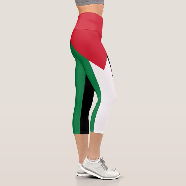 Leggings Capri Bandera de Palestina (Derecha)