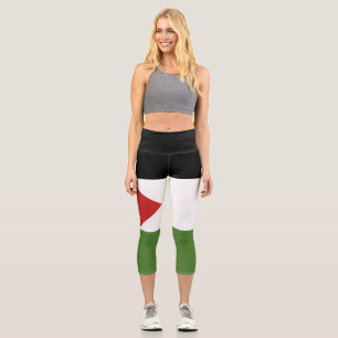 Leggings Capri Bandera de Palestina