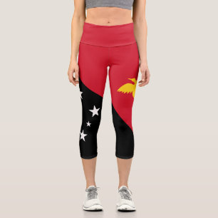 Leggings Capri Bandera de Papua Nueva Guinea