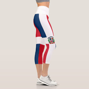 Leggings Capri Bandera de República Dominicana