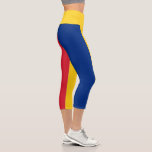 Leggings Capri Bandera de Rumania<br><div class="desc">Bandera patriótica de Rumania.</div>