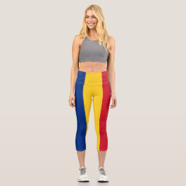 Leggings Capri Bandera de Rumania