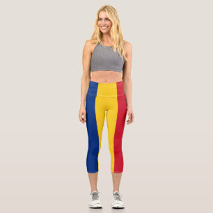 Leggings Capri Bandera de Rumania