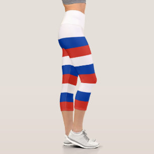 Leggings Capri Bandera de Rusia