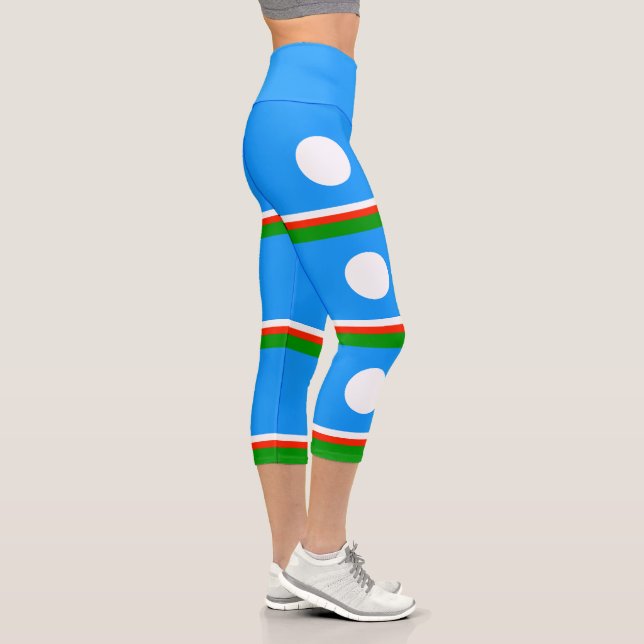 Leggings Capri Bandera de Sakha (Derecha)