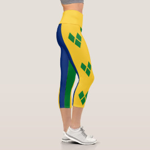 Leggings Capri Bandera de San Vicente