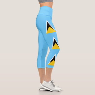 Leggings Capri Bandera de Santa Lucía