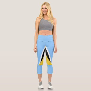 Leggings Capri Bandera de Santa Lucía