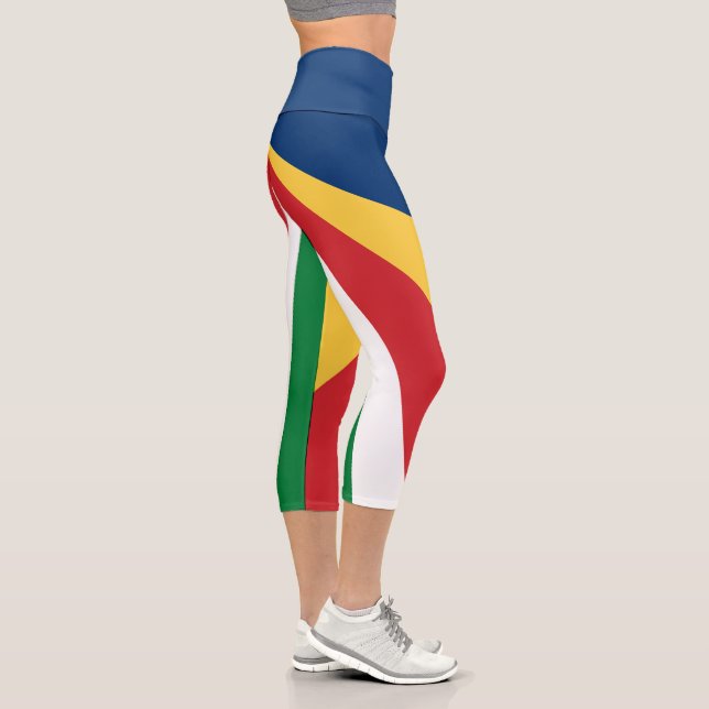Leggings Capri Bandera de Seychelles (Derecha)