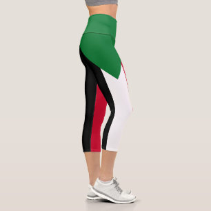 Leggings Capri Bandera de Sudán
