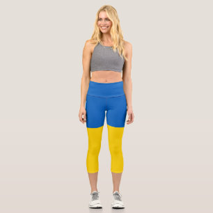 Leggings Capri Bandera de Ucrania