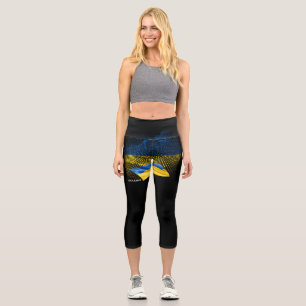 Leggings Capri bandera de Ucrania